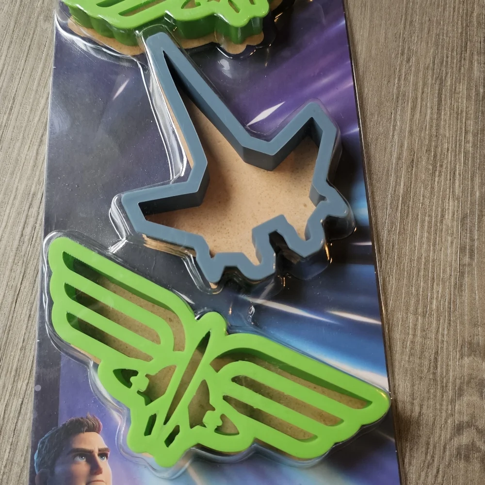 3 Pack of Disney Buzz Lightyear Breakfast Cookie Playdough Molds